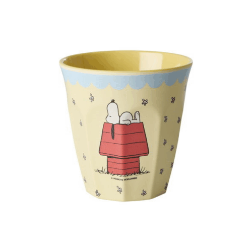 SNOOPY MELAMINE CUP - CREAM PRINT