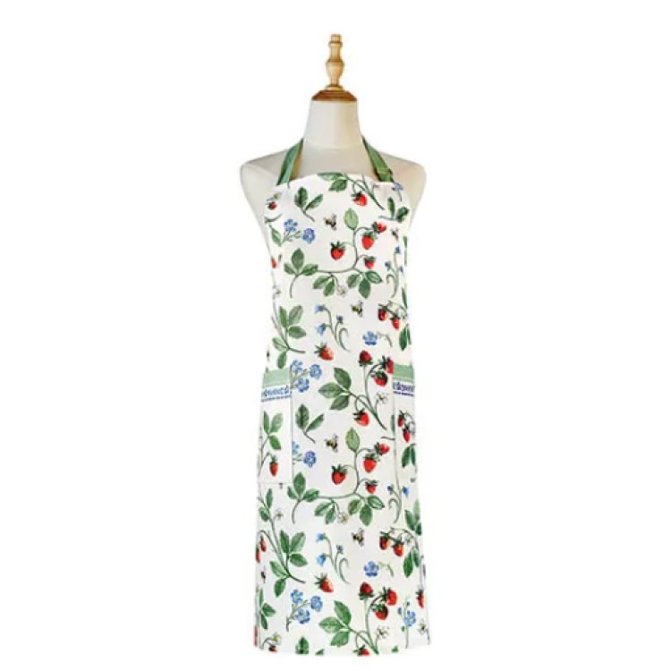 STRAWBERRY PATCH COTTON APRON - Image 2