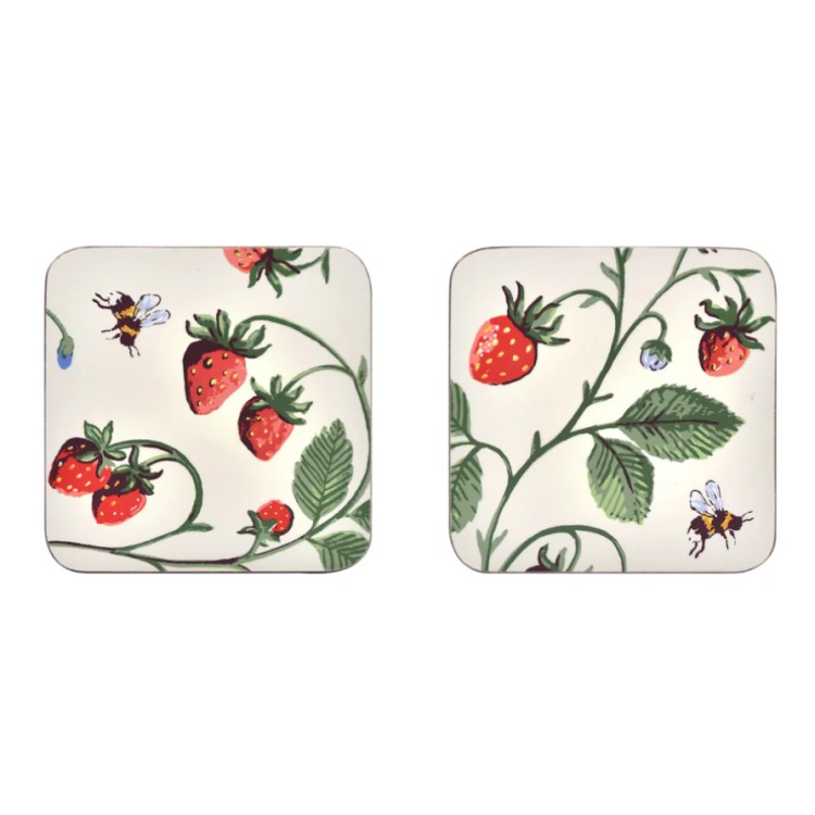 STRAWBERRY PATCH COASTERS - SET OF 4 - Image 3