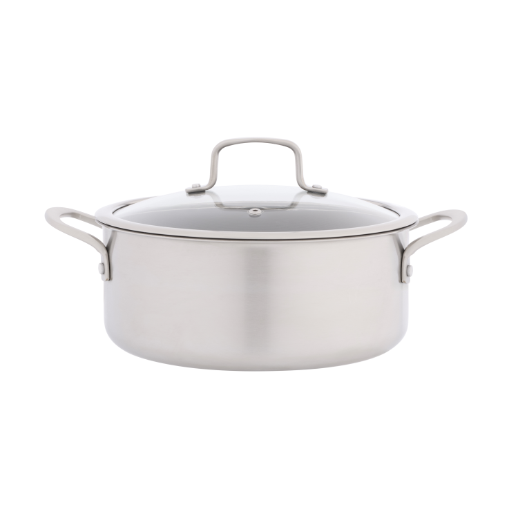 STELLAR 'ZERO' CASSEROLE PAN WITH LID - 24CM - Image 5