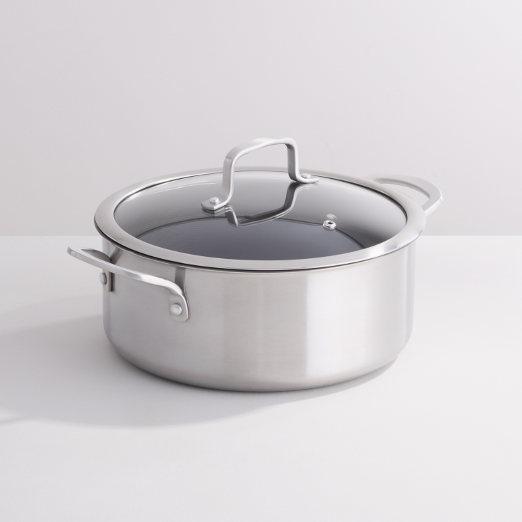 STELLAR 'ZERO' CASSEROLE PAN WITH LID - 24CM - Image 2