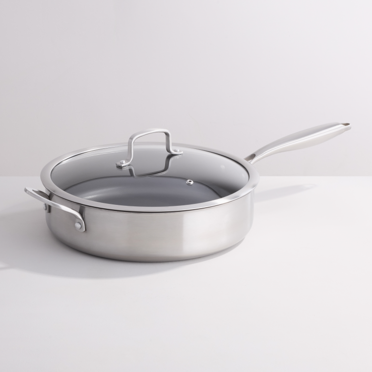 STELLAR 'ZERO' SAUTE PAN WITH LID - 30CM