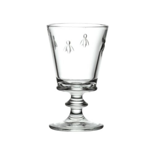 LA ROCHERE EMBOSSED BEE WINE GLASS