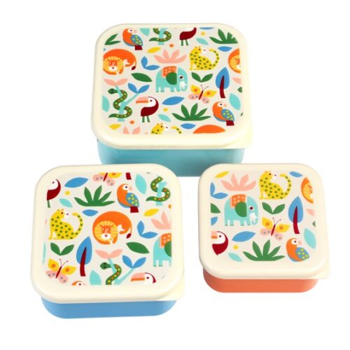 WILD WONDERS SET OF 3 SNACK BOXES