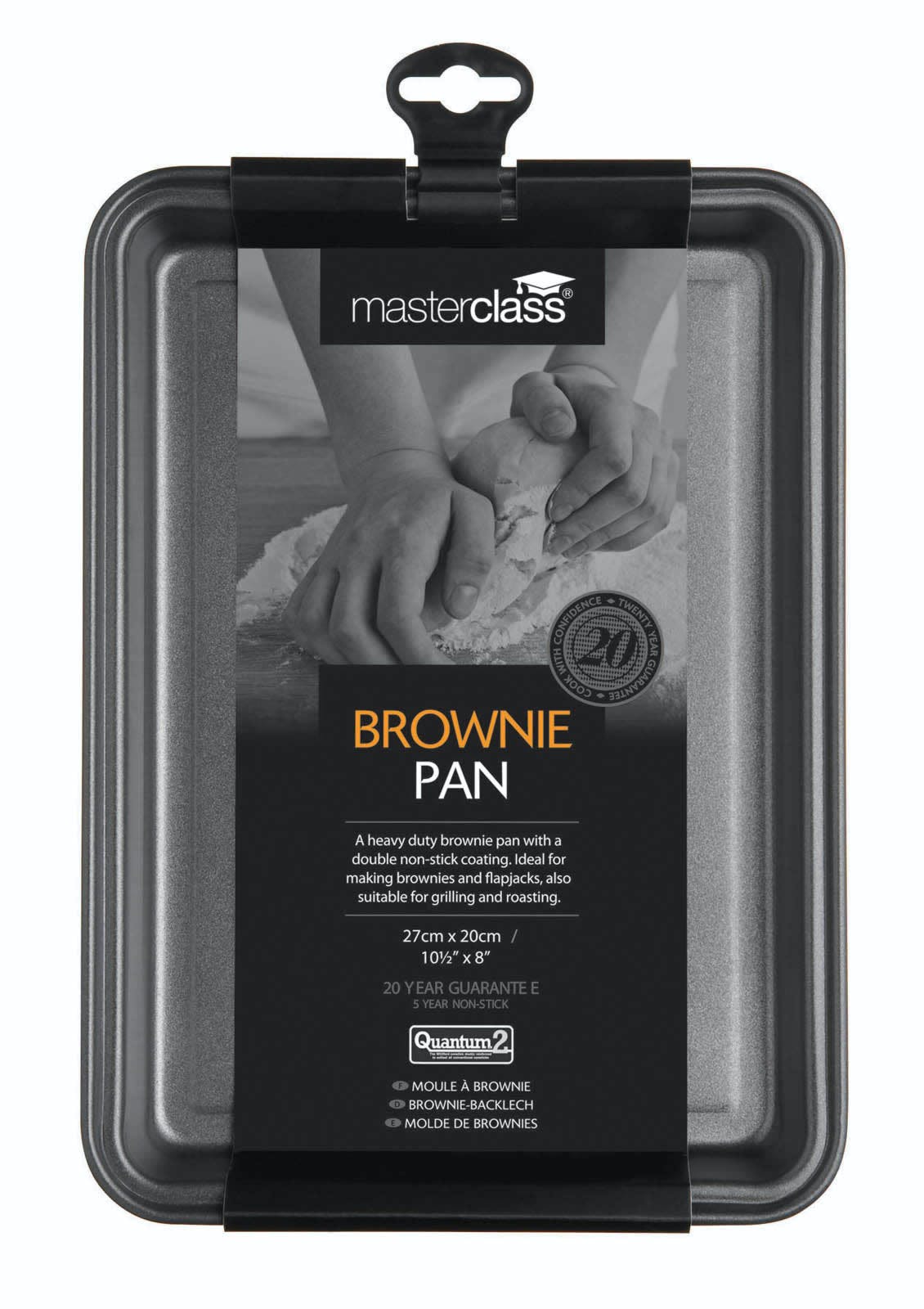 MASTERCLASS NON STICK BROWNIE TRAY - 27 X 20CM - Image 2