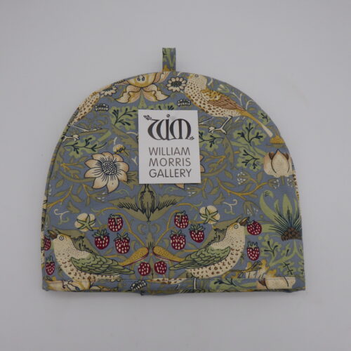 WILLIAM MORRIS BLUE STRAWBERRY THIEF TEA COSY - SMALL