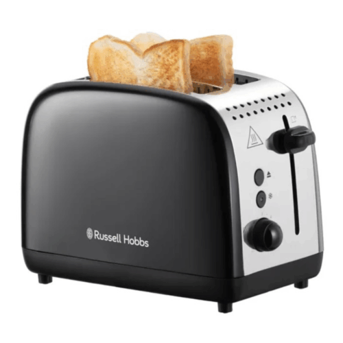 RUSSELL HOBBS BLACK 2 SLICE TOASTER