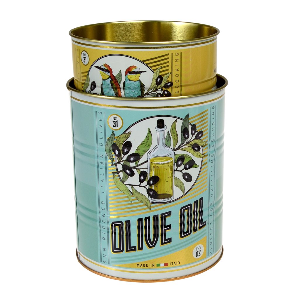 OLIVE OIL STORAGE TINS - SET OF 2 - Image 3
