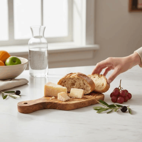 OLIVE WOOD BREAD BOARD - SMALL