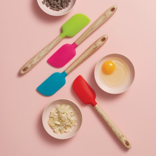 LARGE SILICONE SPATULA - ASH HANDLE