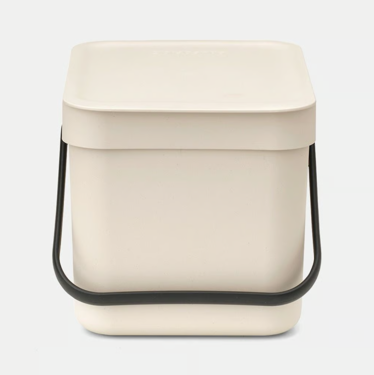 BRABANTIA SORT & GO COMPOST BIN - 6 LITRE / BEIGE - Image 3