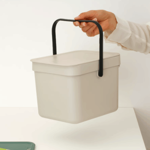 BRABANTIA SORT & GO COMPOST BIN - 6 LITRE / BEIGE