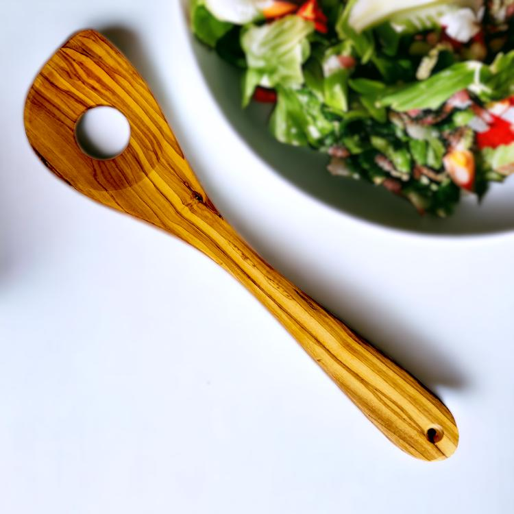 OLIVE WOOD STRAIGHT STIRRING SPOON