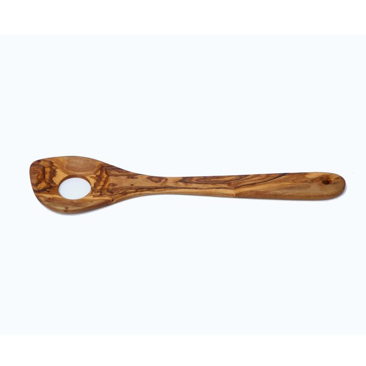 OLIVE WOOD STRAIGHT STIRRING SPOON - Image 2
