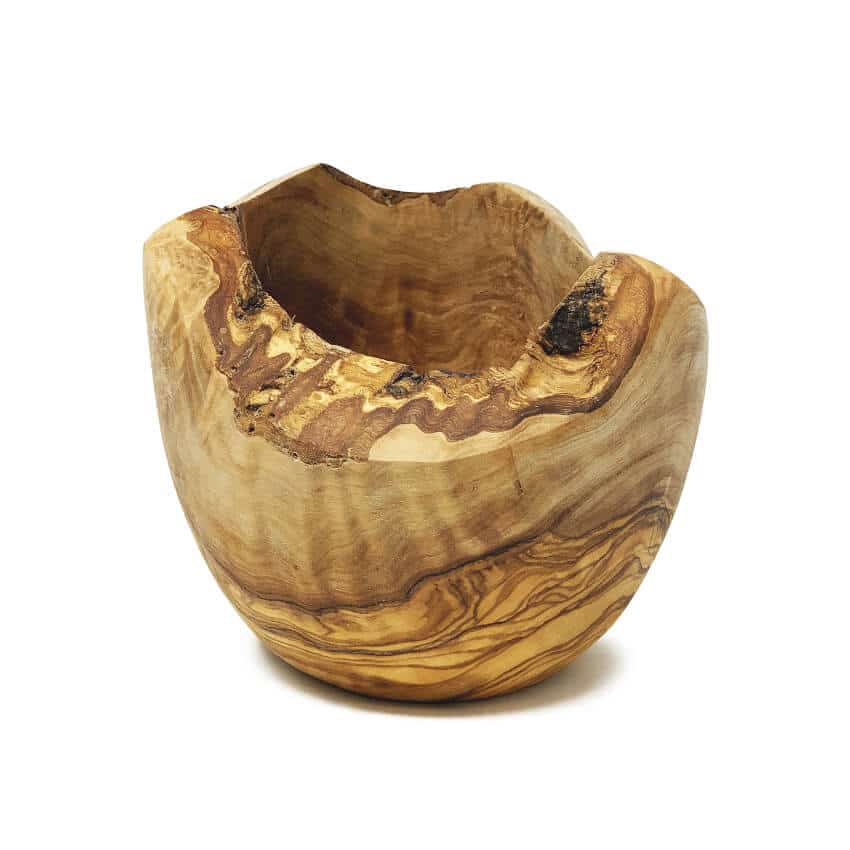 OLIVE WOOD PESTLE AND MORTAR - RUSTIC - Image 4