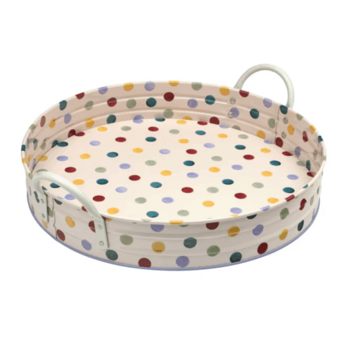 EMMA BRIDGEWATER POLKA DOT LARGE HANDLED TRAY