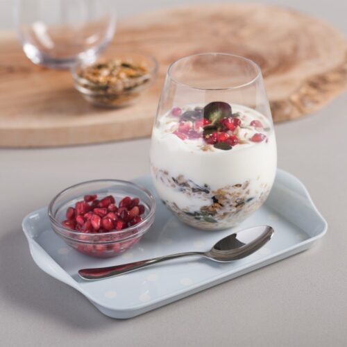 DOTTY MELAMINE TRAY - SMALL