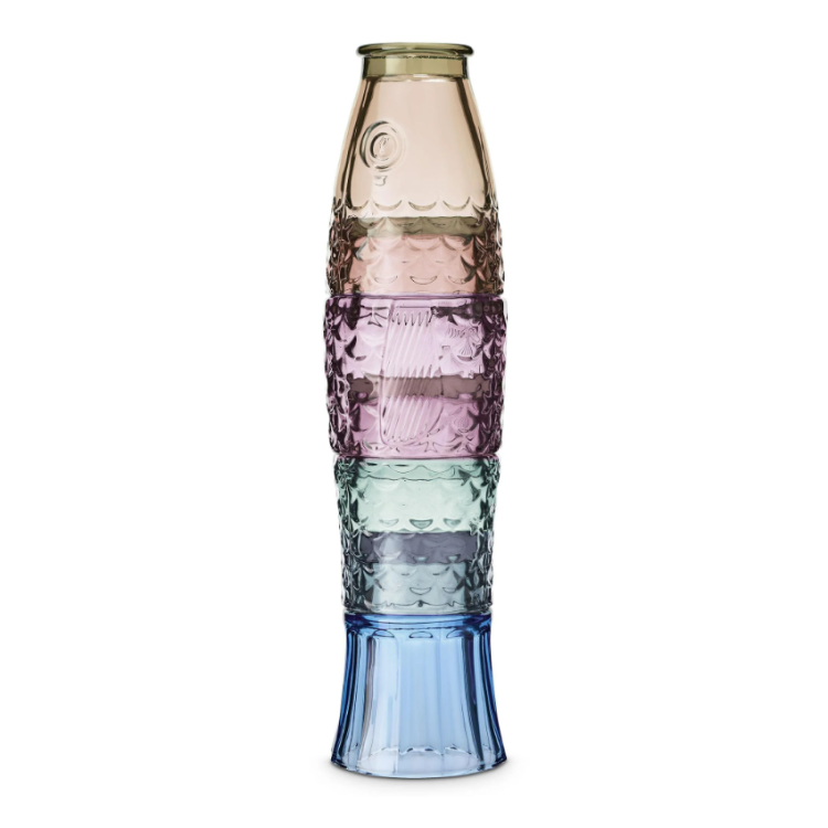UBERSTAR FISH STACKING GLASSES - RAINBOW - Image 3