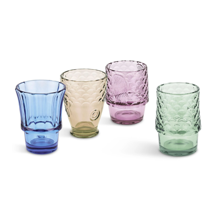 UBERSTAR FISH STACKING GLASSES - RAINBOW - Image 2