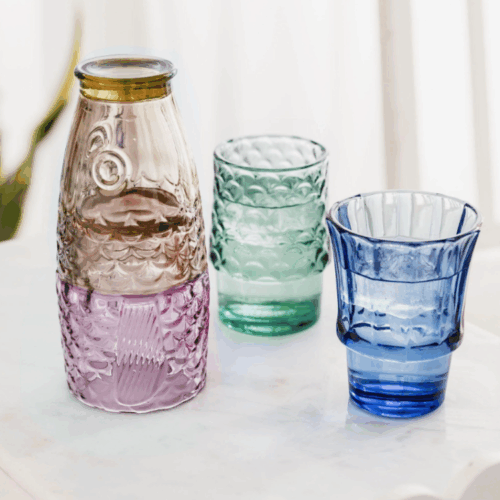 UBERSTAR FISH STACKING GLASSES - RAINBOW