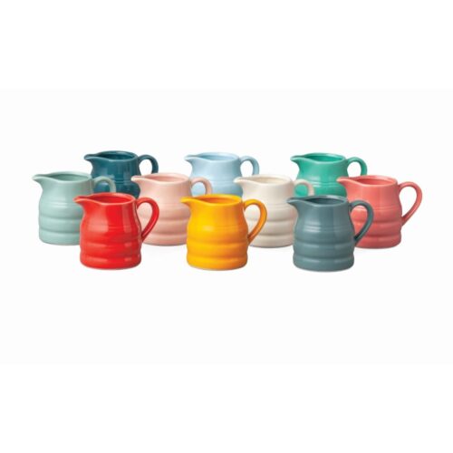 COLOURED CERAMIC CHURN JUGS - MINI