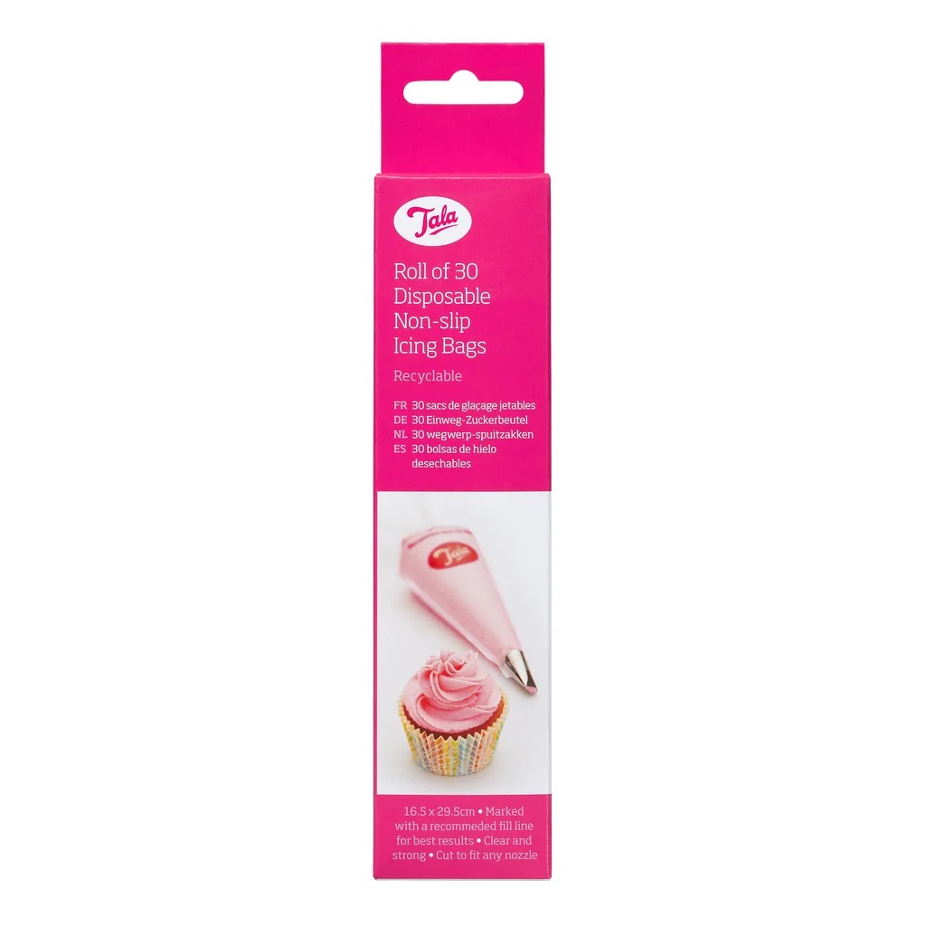 TALA DISPOSABLE NON-SLIP ICING BAGS - PACK OF 30