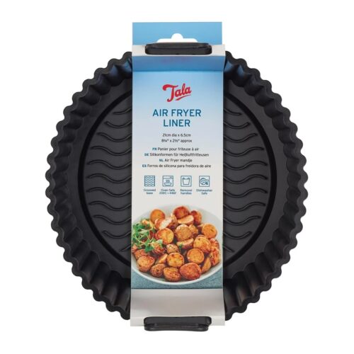 TALA SILICONE ROUND AIR FRYER LINER - 21CM DIA X 6.5CM