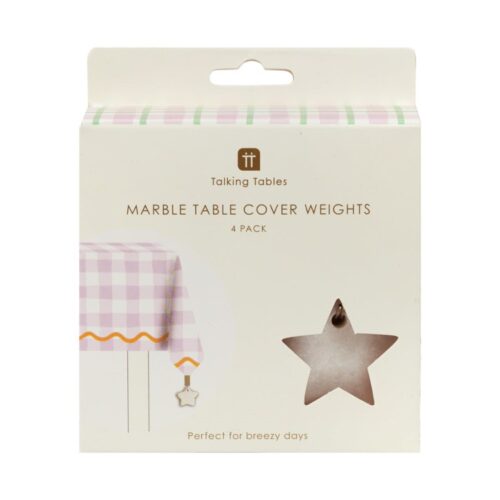 MARBLE TABLECLOTH WEIGHTS - PACK OF 4
