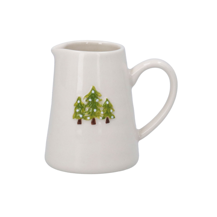 MINI JUG - SNOWY CHRISTMAS TREES