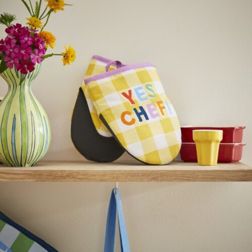 YES CHEF MICROWAVE MITTS - SET OF 2