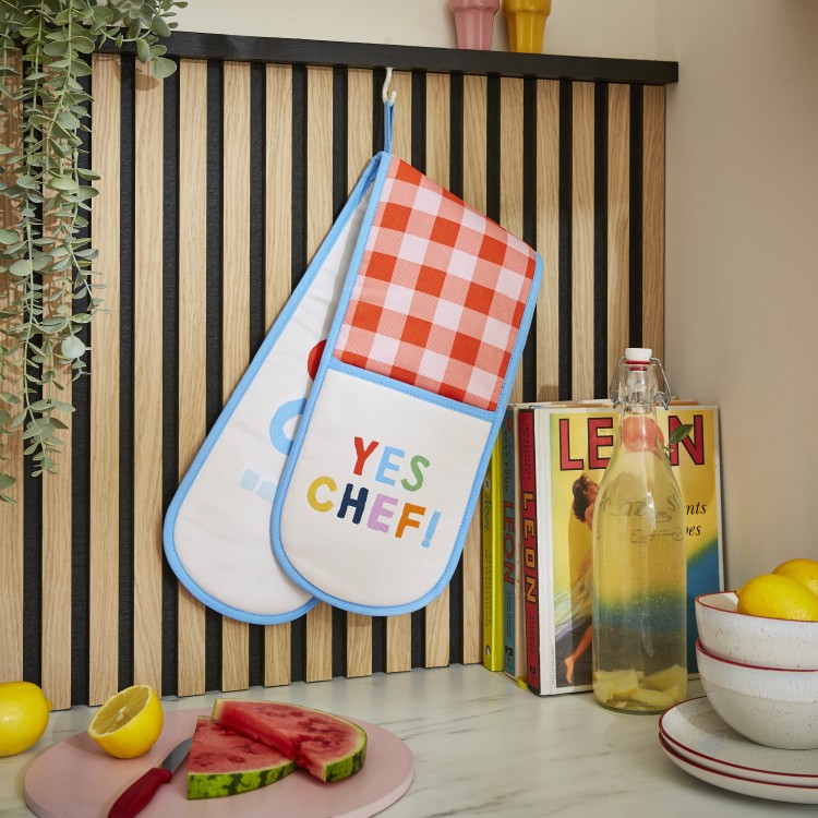 YES CHEF DOUBLE OVEN GLOVE