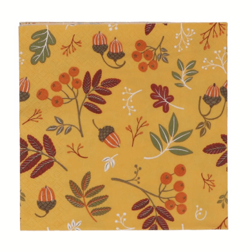 ACORN AND BERRY PAPER NAPKINS