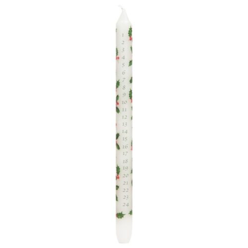 BOTANICAL HOLLY ADVENT CANDLE