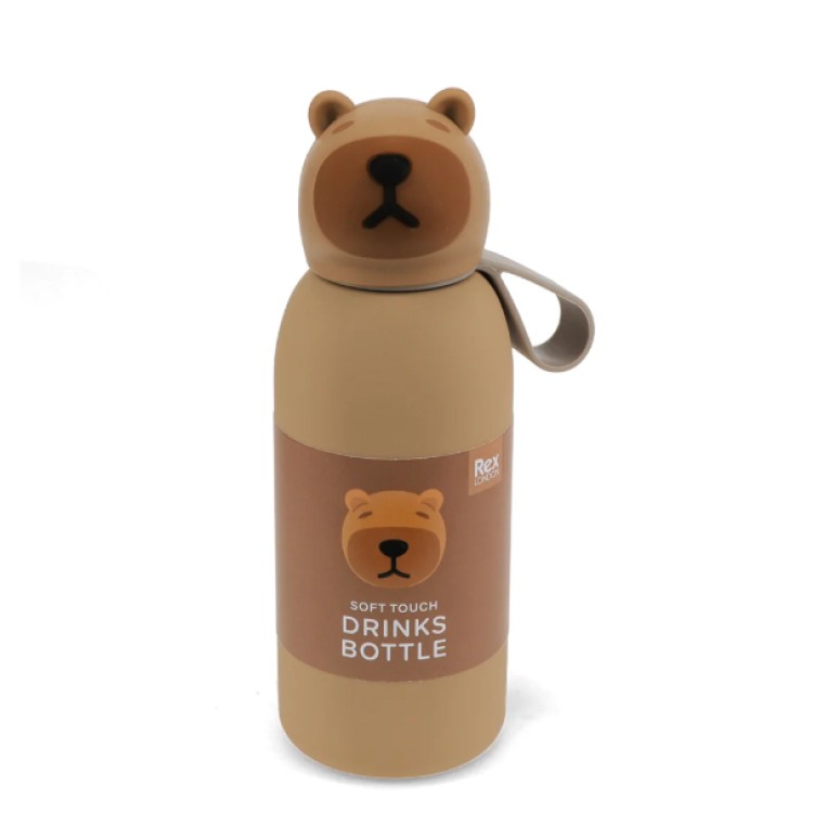 ANIMAL HEAD DRINKS BOTTLE - CAPYBARA - Image 2