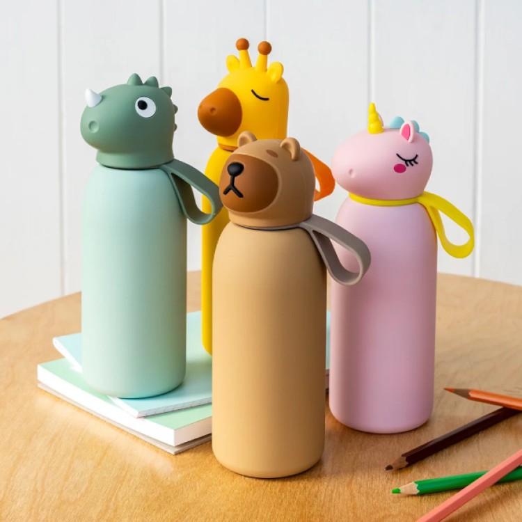 ANIMAL HEAD DRINKS BOTTLE - CAPYBARA - Image 3