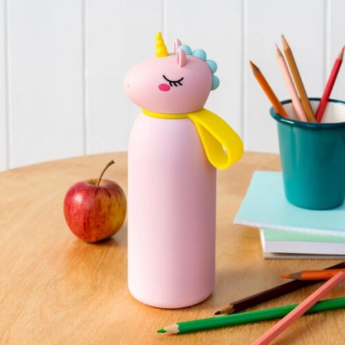 ANIMAL HEAD DRINKS BOTTLE - UNICORN