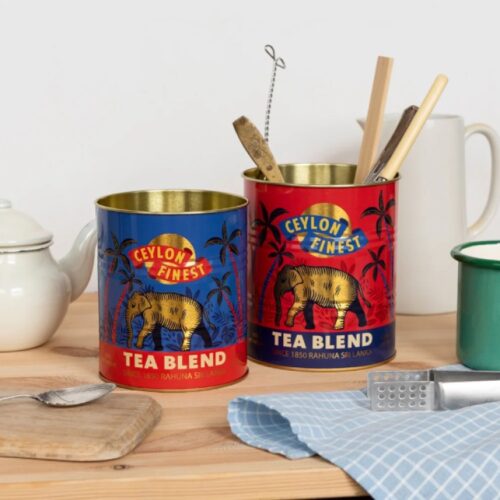 CEYLON STORAGE TINS - SET OF 2