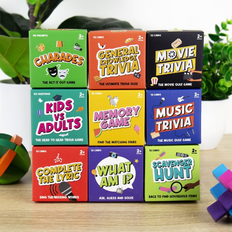 MINI TOP TRIVIA CARDS - CHOICE OF 9 TRIVIA'S