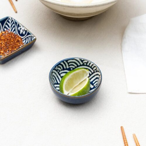 ROUND DIPPING BOWL 7CM - WAVES