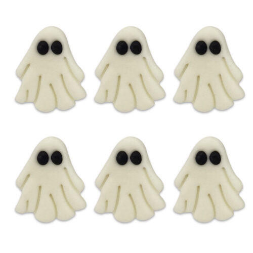 SUGAR DECORATIONS - SPOOKY GHOST - PACK OF 6