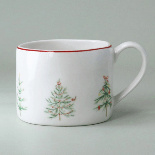 SCANDI TREES STONEWARE MUG