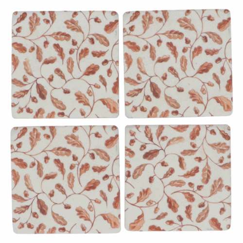 OAK LEAVES RESIN COASTER