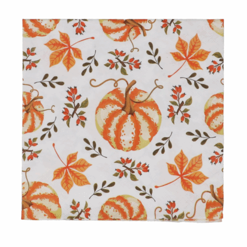 PUMPKIN AND BERRY PAPER NAPKINS