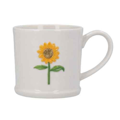 SUNFLOWER STONEWARE MUG