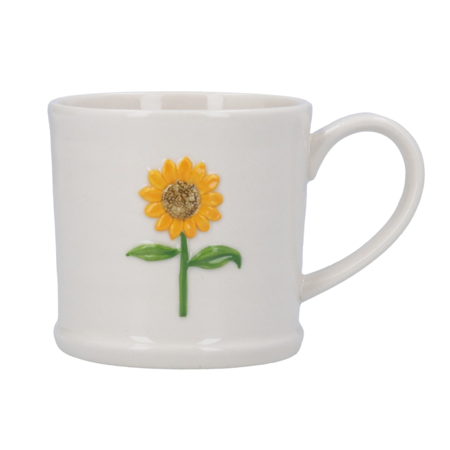 SUNFLOWER STONEWARE MUG
