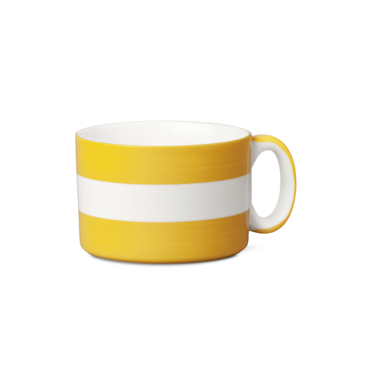 STRIPED HAND DECORATED WIDE MUG - Image 6
