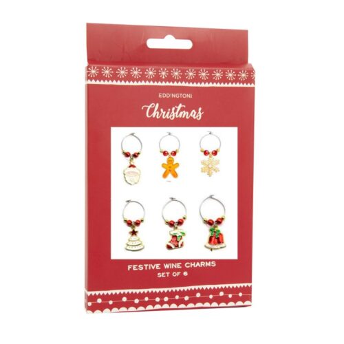 CHRISTMAS WINE CHARMS