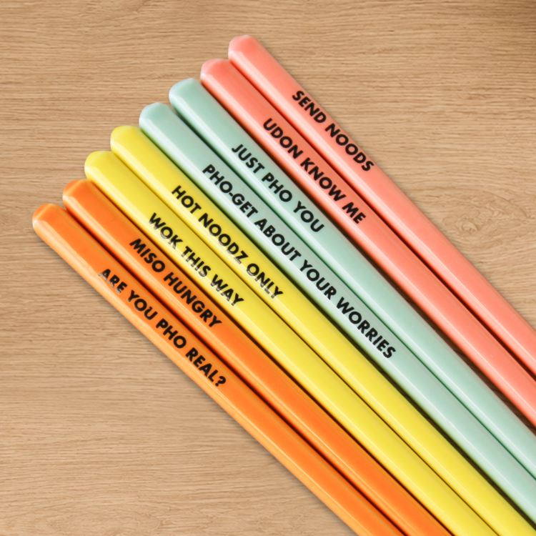CHEEKY CHOPSTICKS - SET OF 4 PAIRS - Image 2