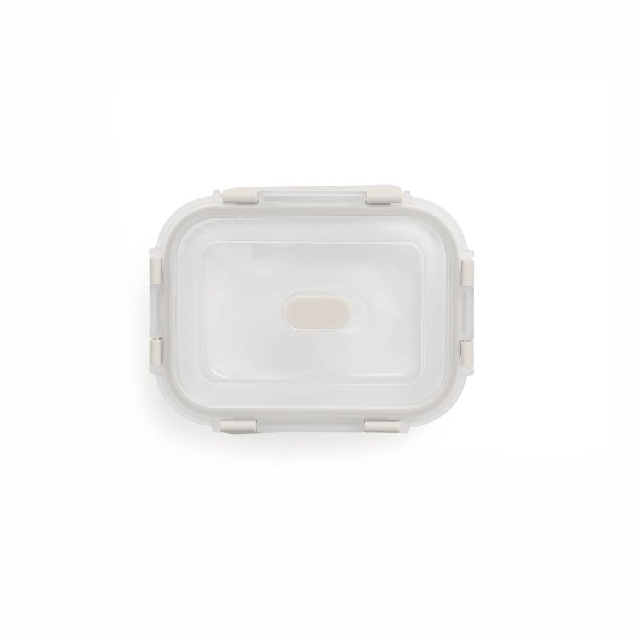 FLOW & CARE RECTANGULAR GLASS CONTAINER WITH LID - 640ML - Image 2
