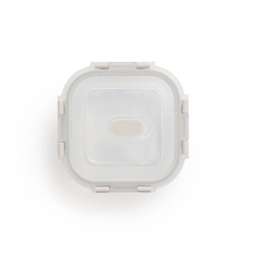 FLOW & CARE SQUARE GLASS CONTAINER WITH LID - 520ML